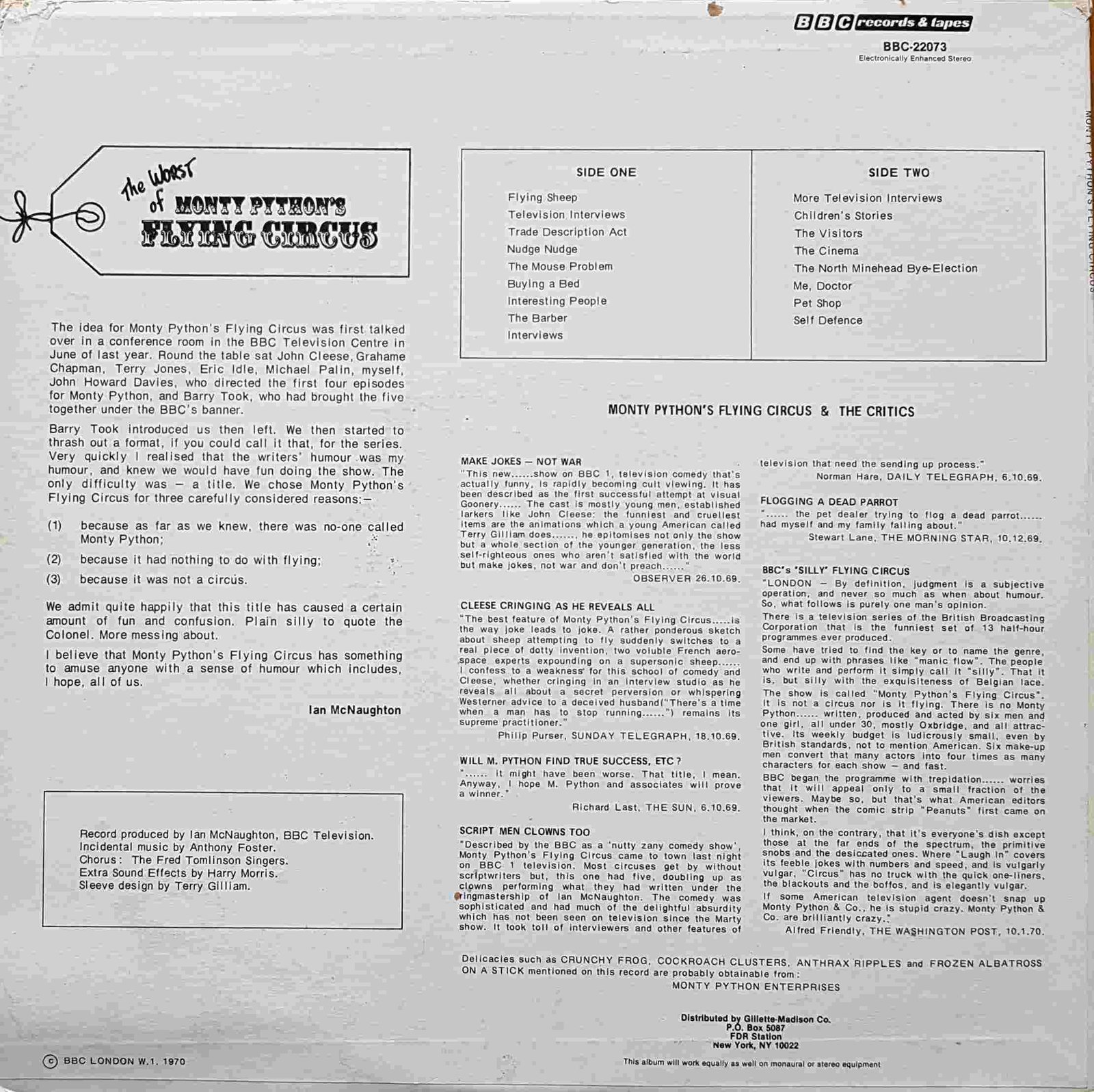 Back cover of BBC - 22073